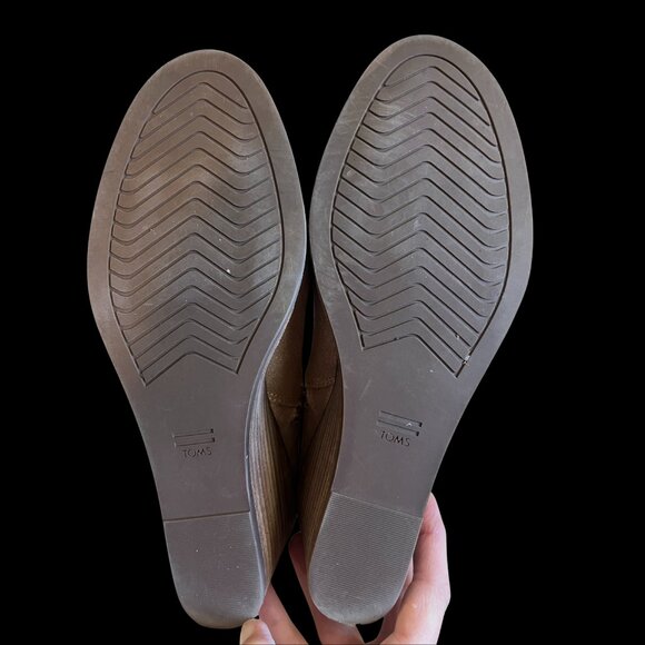 Toms Sadie Wedge Bootie Rose Gold Metallic - Picture 6 of 6